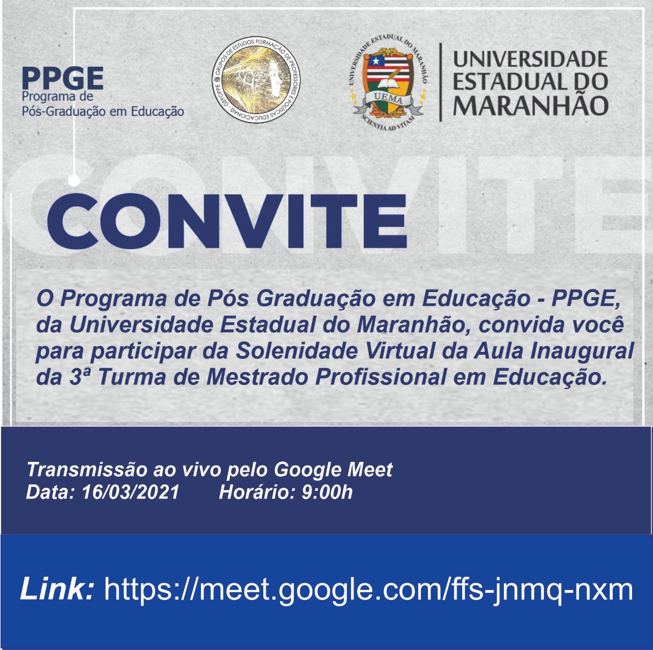 Aula Inaugural Turma 2021 ?