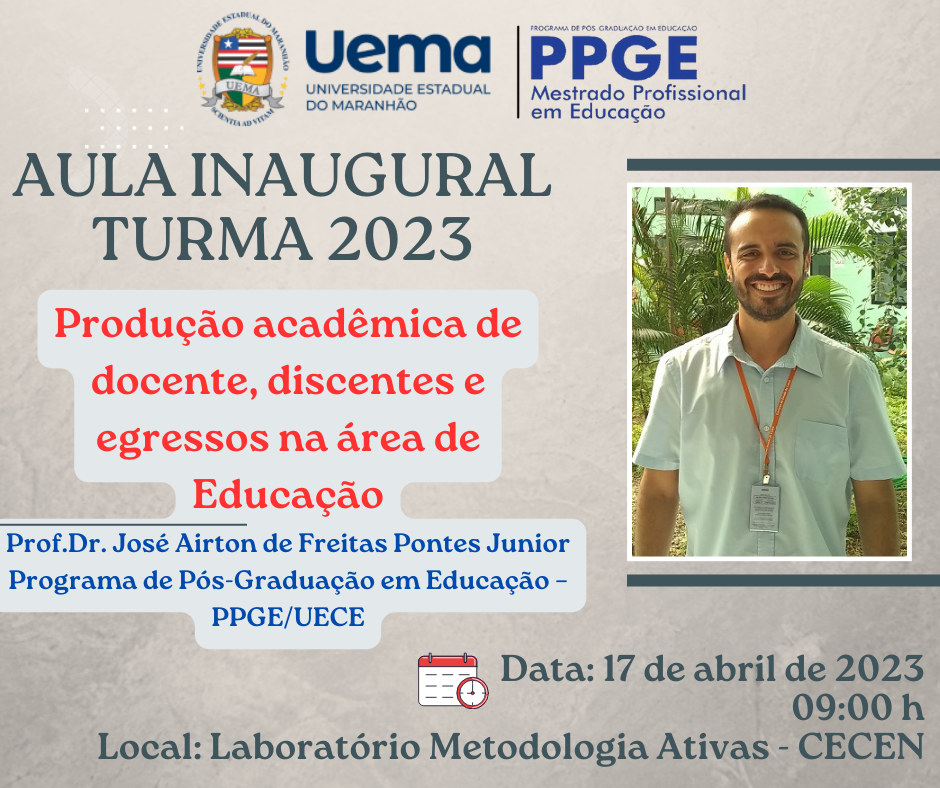 AULA INAUGURAL – TURMA 2023 ?